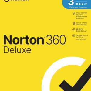 Norton 360 Deluxe EU Key (1 Year / 3 Devices) + 25 GB Cloud Storage