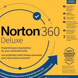 Norton 360 Deluxe 2023 EU Key (1 Year / 5 Devices) + 50 GB Cloud Storage